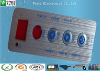 Wodoodporny przełącznik membranowy Panel dotykowy Nakładka Red Window Silver Contact Pad